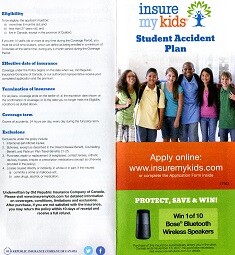 Student Insurance poster